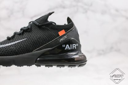 Off White Nike Air Max 270 Flyknit in Women Size black