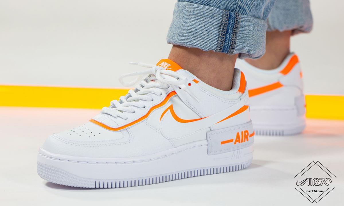 Total Orange AF1 Shadow ON FEET