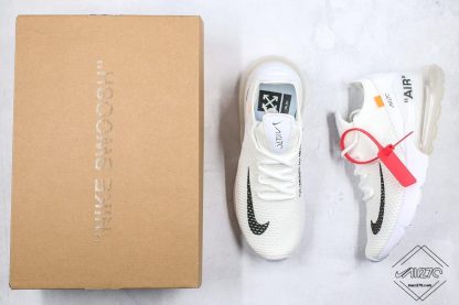 White Off White Nike Air Max 270 Flyknit WMNS Size tongue