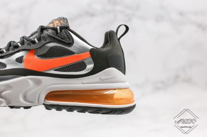 new Nike Air Max 270 React Black Total Orange