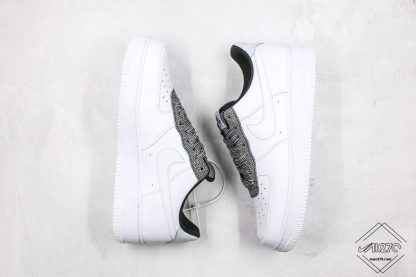 Air Force 1 07 L-V-8 White Grey white swoosh