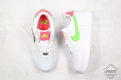 Air Force 1 07 White Green Laser Crimson