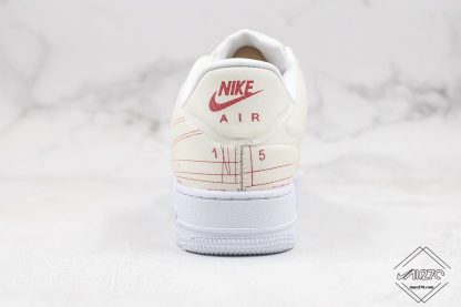 Air Force 1 Low LX Blueprint Summit White heel