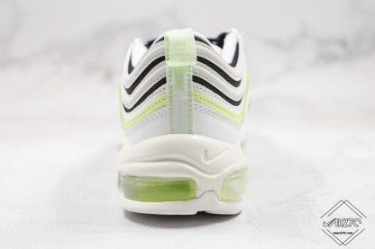 Air Max 97 White Black Moss Green heel