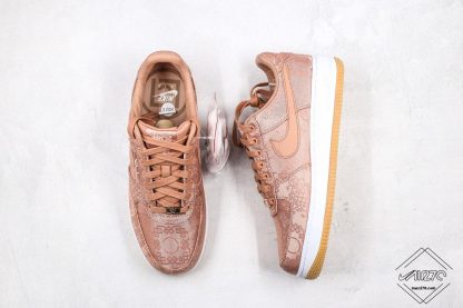 Clot x Nike Air Force 1 Low Rose Gold Silk front