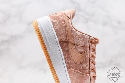 Clot x Nike Air Force 1 Low Rose Gold Silk swoosh