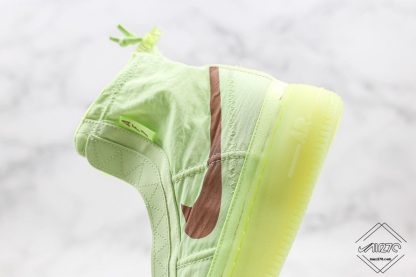 Nike Air Force 1 High Shell Volt swoosh