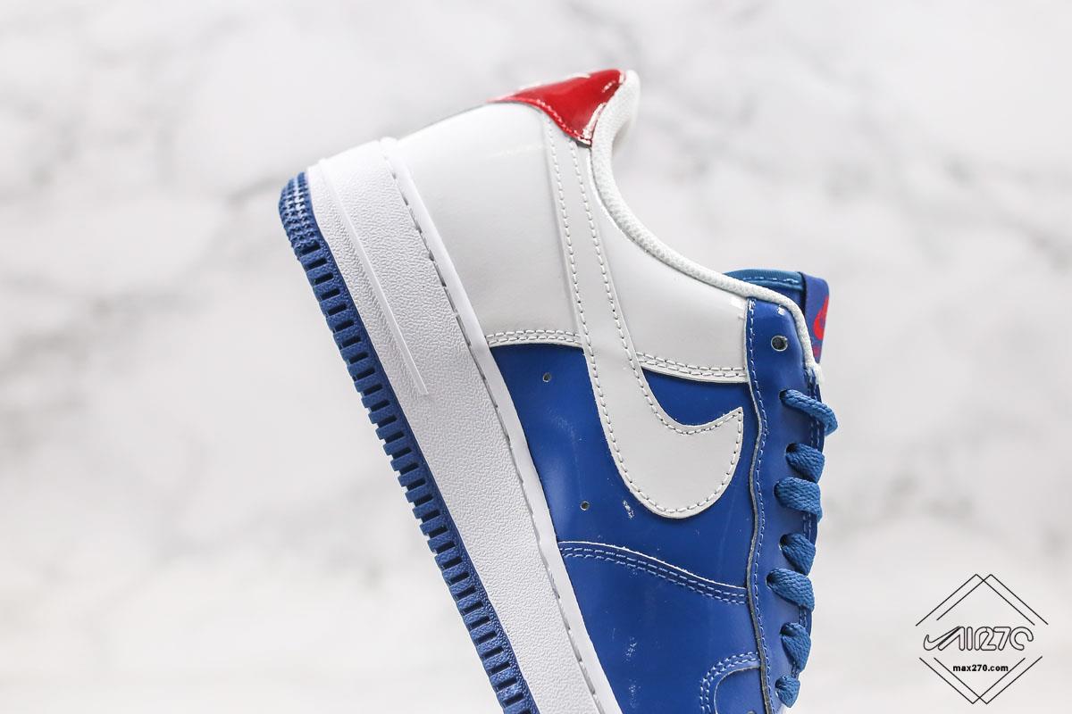 Nike Air Force 1 Low Sheed Blue Jay Glossy Patent Leather