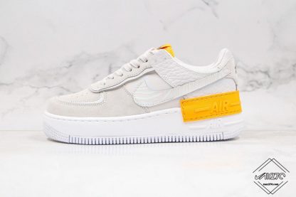 Nike Air Force 1 Shadow Vast Grey Laser Orange