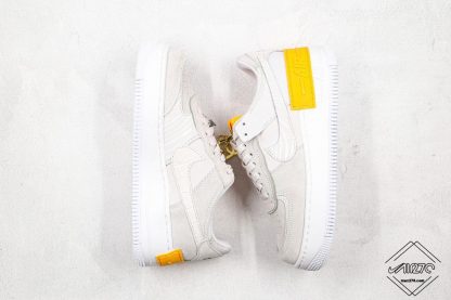 Nike Air Force 1 Shadow Vast Grey Laser Orange Sneaker