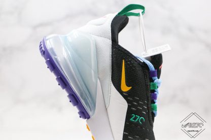 Nike Air Max 270 Black White Yellow for sale