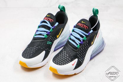 Nike Air Max 270 Black White Yellow shoes