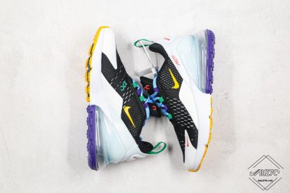 Nike Air Max 270 Black White Yellow sneaker