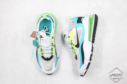 Nike Air Max 270 React SE Oracle Aqua upper