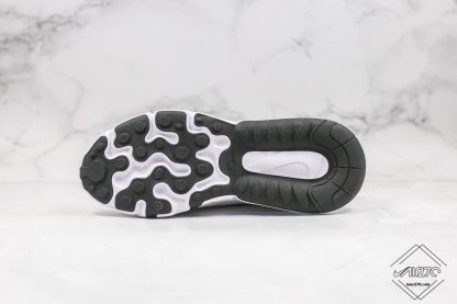 Nike Air Max 270 React White Black bottom sole