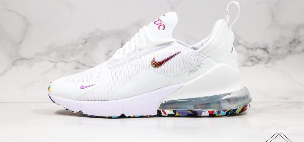 Nike Air Max 270 White With Colorful