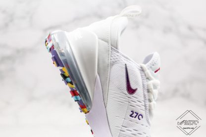 Nike Air Max 270 White With Colorful sole