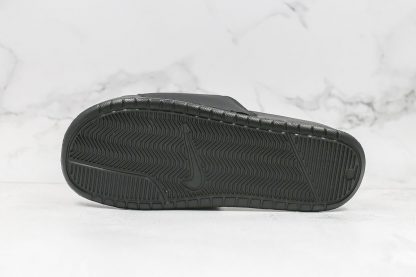 Nike Benassi Black Amarillo bottom sole