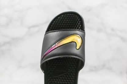 Nike Benassi Black Amarillo sandal