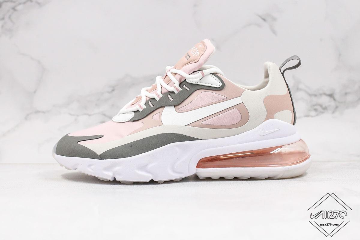 Nike Air Max 270 React Women's Shoes Plum Chalk-Summit White