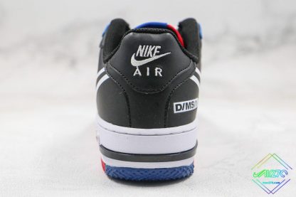 Air Force 1 Low React Black White Gym Red Gym Blue heel