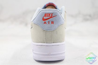 Air Force 1 Low Transparent White Swoosh heel