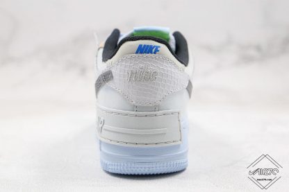 Air Force 1 Shadow Snakeskin Swoosh heel