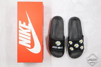 All Black Nike Benassi Just Do It Peaceminusone