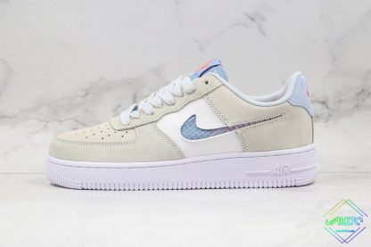 Nike Air Force 1 Low Transparent White Swoosh