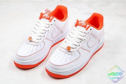 Nike Air Force 1 Rucker Park tongue white orange