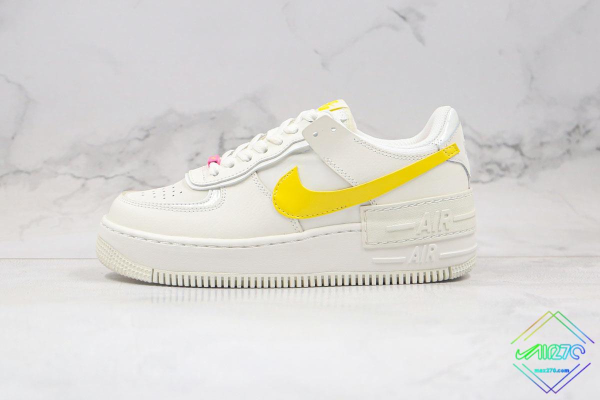 Nike Air Force 1 '07 Low SE Women's Shoes Yellow Ochre-Sail-White dq7582-700, Size: 8.5