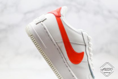 Nike Air Force 1 Shadow SE Team Orange close look