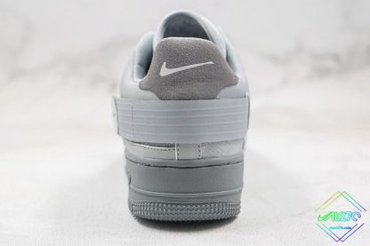 Nike Air Force 1 Type Grey Fog Cool Grey heel