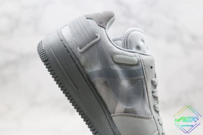 Nike Air Force 1 Type Grey Fog Cool Grey swoosh