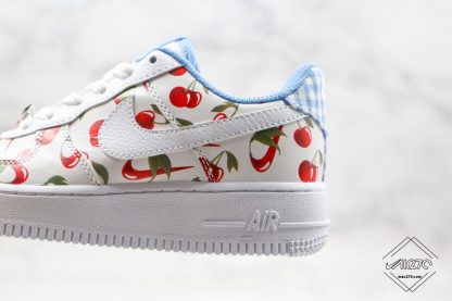 Nike Air Force Low White Cherry backsole