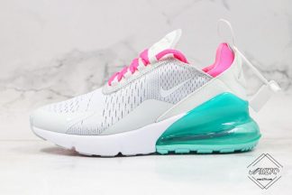 Nike Air Max 270 South Beach Grey Pink Teal