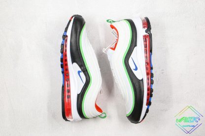 Nike Air Max 97 White Royal Green Nebula black overlay