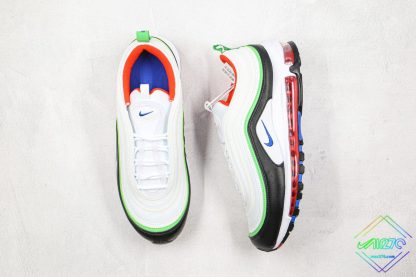 Nike Air Max 97 White Royal Green Nebula tongue