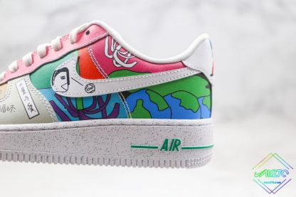 Ruohan Wangs Nike Air Force 1 Low Multicolour close look