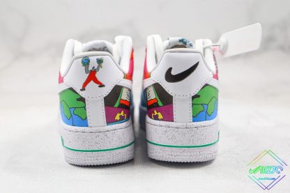 Ruohan Wangs Nike Air Force 1 Low Multicolour heel