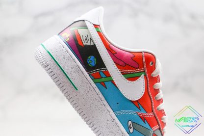 Ruohan Wangs Nike Air Force 1 Low Multicolour white swoosh