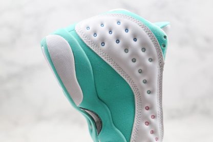 2020 Air Jordan 13 GS Aurora Green 439358-100 Medial