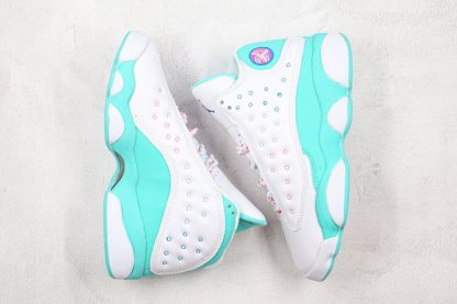 2020 Air Jordan 13 GS Aurora Green 439358-100 Top