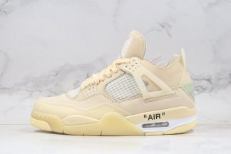 2020 Off-White x Air Jordan 4 SP Sail Muslin CV9388-100 Men