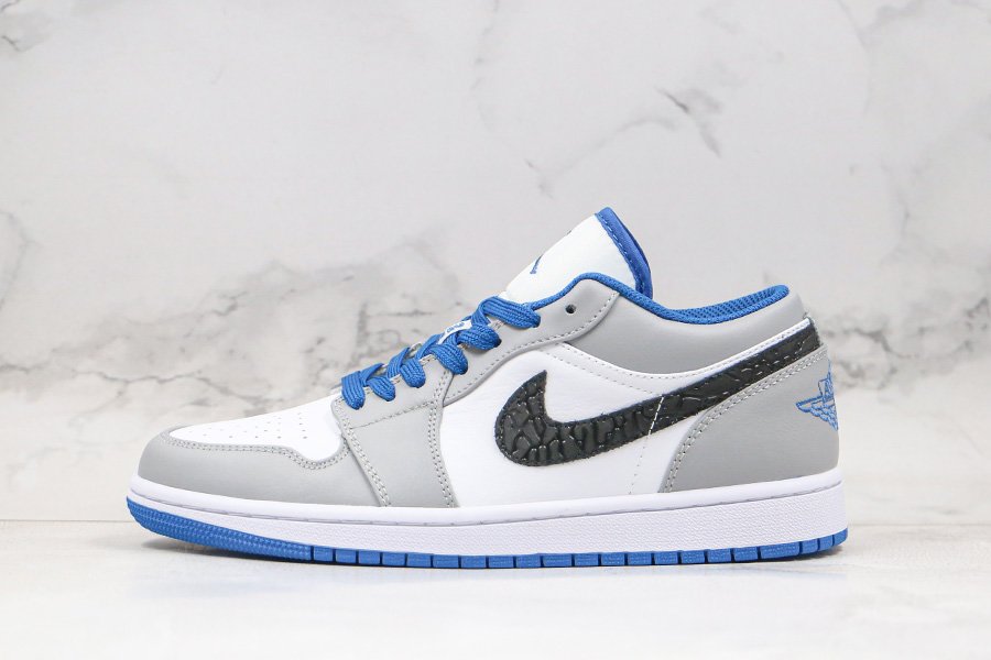 Air Jordan 1 Low 'True Blue Cement