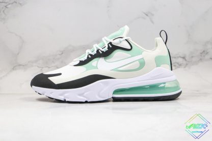 Air Max 270 React White Black Hyper Jade