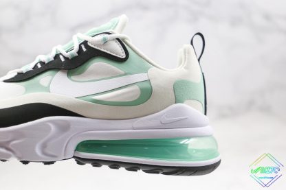 Air Max 270 React White Black Hyper Jade detail