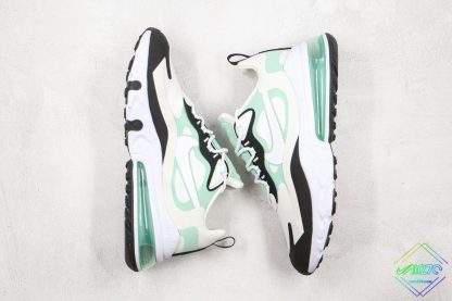 Air Max 270 React White Black Hyper Jade sneaker