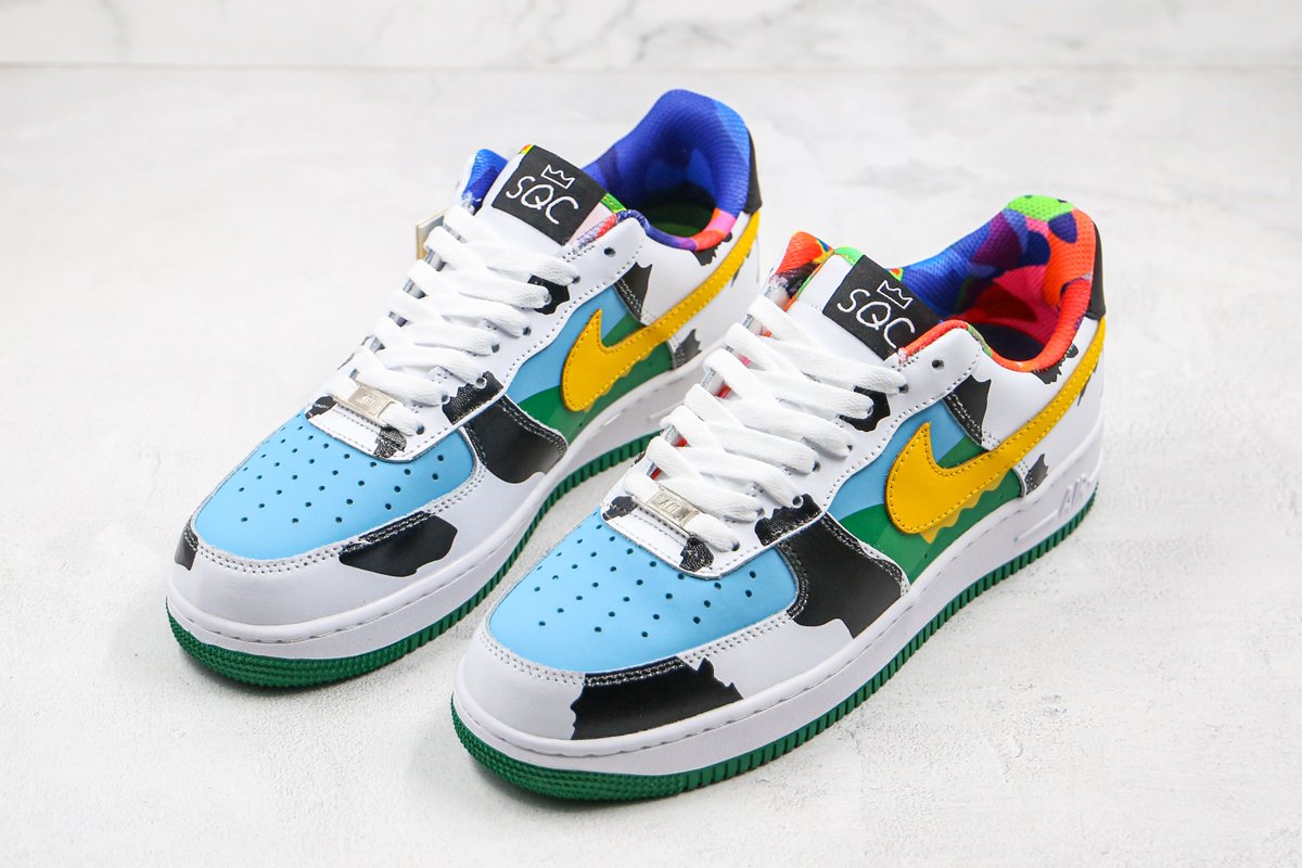 Nike Chunky Dunky Ben and Jerry Custom Hand Painted Air Force 1s – B Street  Shoes