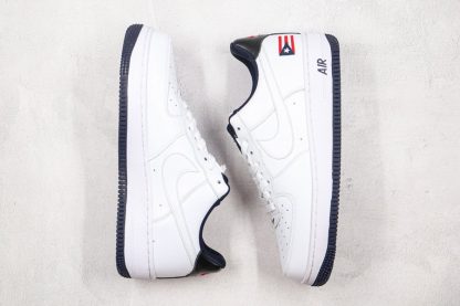 Buy 2020 Nike Air Force 1 Puerto Rico True White Obsidian-Comet Red
